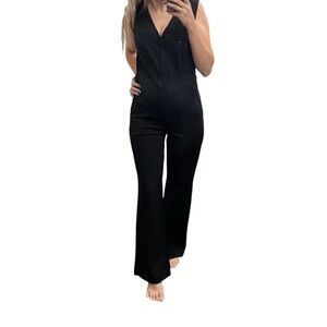 NWT Spanx Elegant Black Sleeveless Jumpsuit size Medium